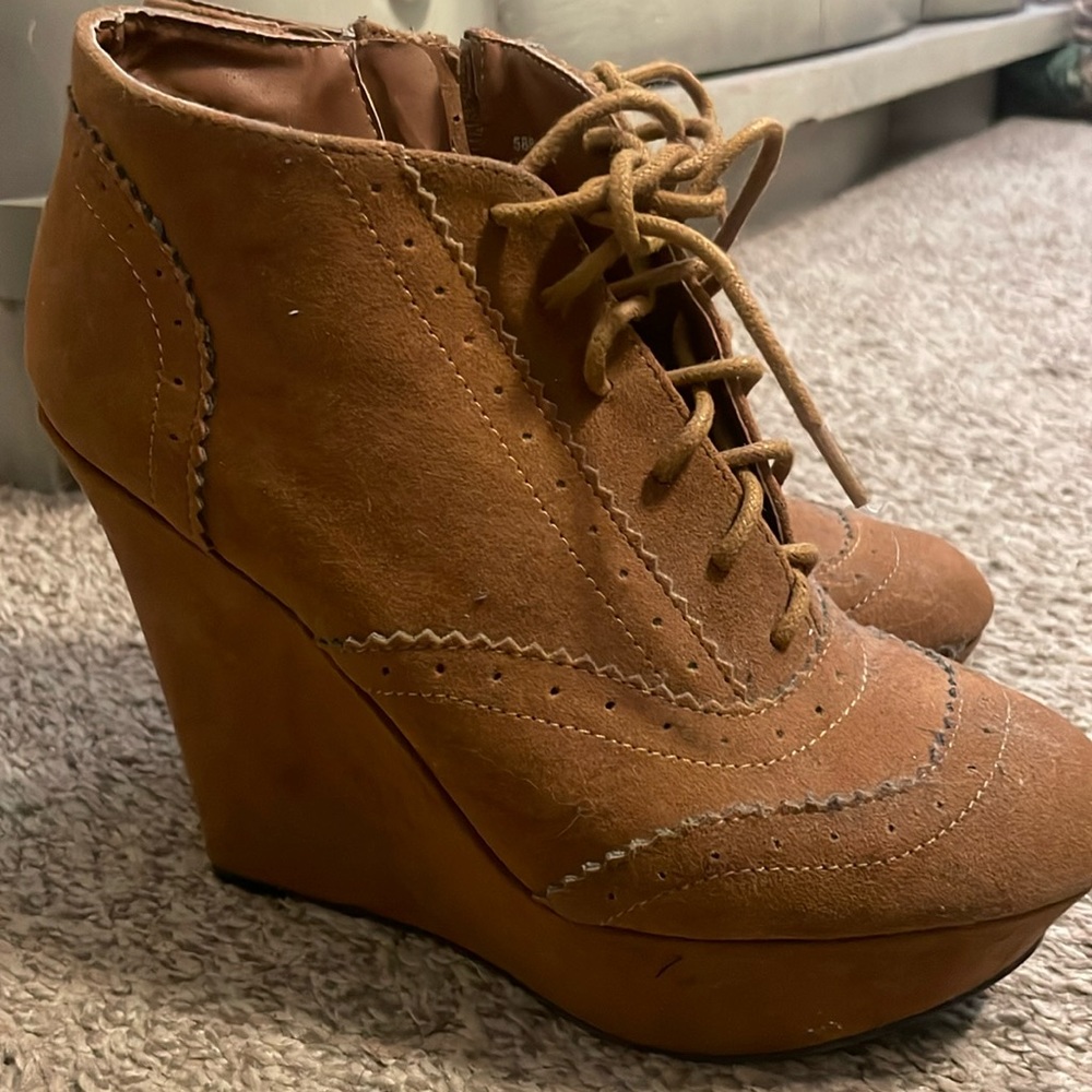 Wedge Booties